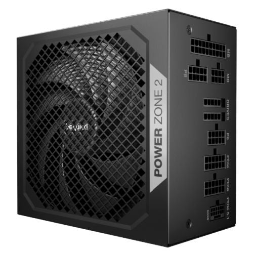 Be Quiet! 750W Power Zone 2 PSU, Fully Modular, 80+ Platinum, Cybenetics Platinum, Semi-Passive Zero-RPM Cooling, ATX 3.1, PCIe 5.1 Be Quiet! 750W Power Zone 2 PSU, Fully Modular, 80+ Platinum, Cybenetics Platinum, Semi-Passive Zero-RPM Cooling, ATX 3.1, PCIe 5.1
